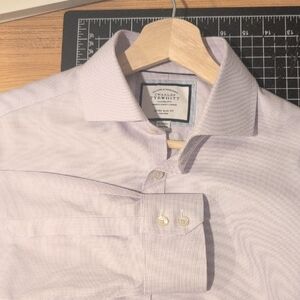 Charles Tyrwhitt Men's Purple Shirt